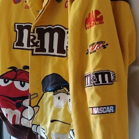 Chase Authentics Vintage Elliot Sadler NASCAR M&M's Jacket - Picture 6 of 10